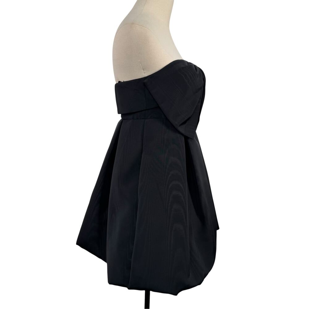 NWT LoveShackFancy Kerrigan Dress Black Mini Bow LBD Cocktail Whimsigoth Size 6 - Picture 6 of 16